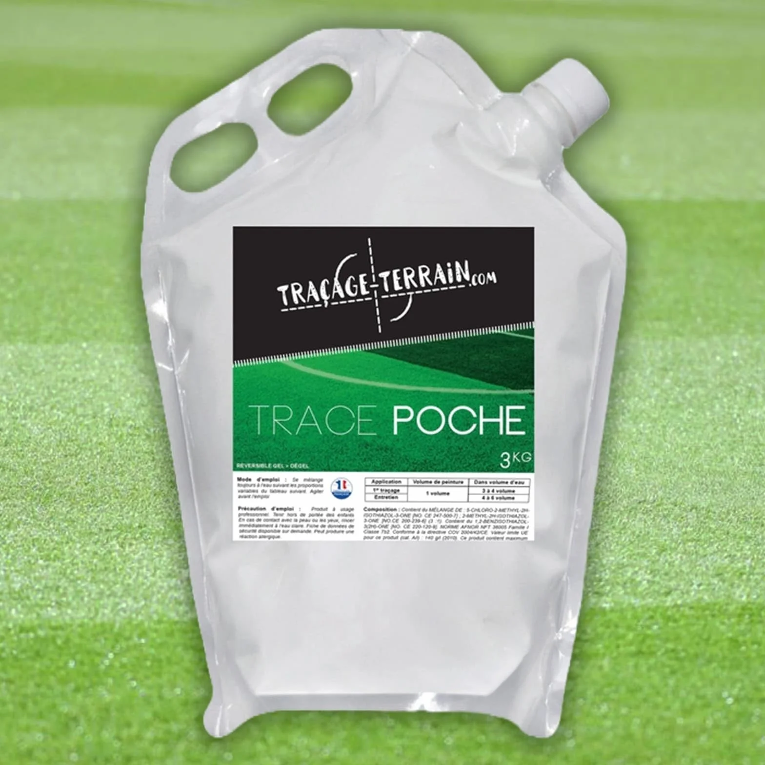 Peinture de Traçage Concentrée 2L pour Terrain de Football Rugby