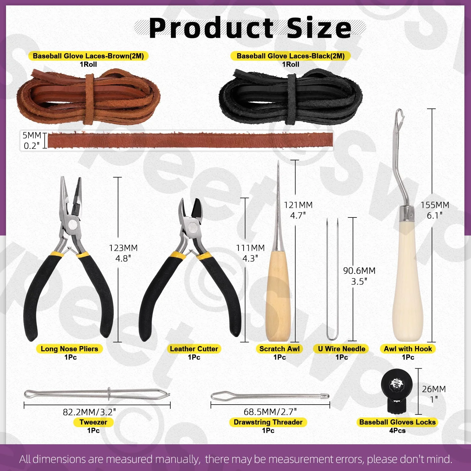 Swpeet Kit d'entretien pour gants de baseball