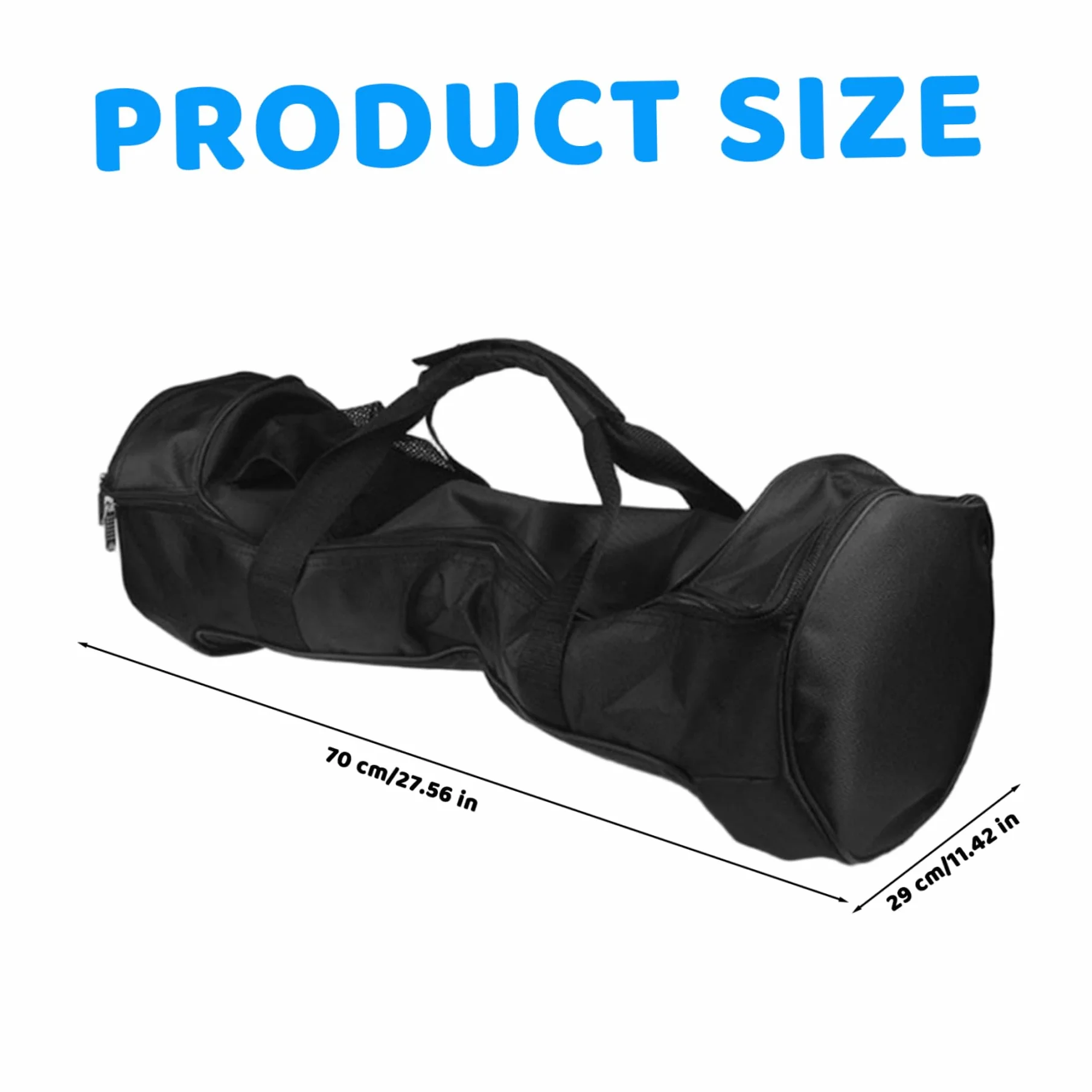 Sac de transport pour hoverboard en tissu Oxford imperméable avec poignée et bandoulière