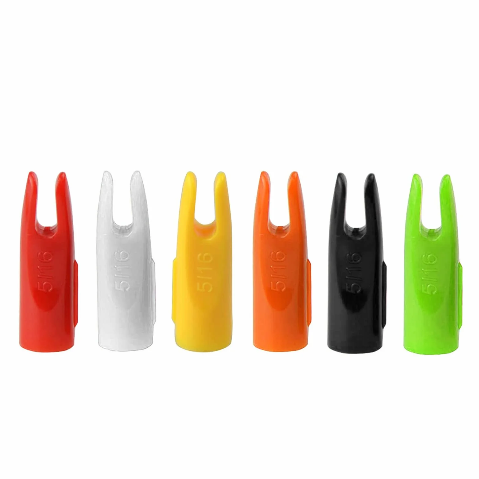 Encoches de flèche de tir à l'arc 5/16" Plastique Remplacement Queue de flèche Accessoires 50pcs