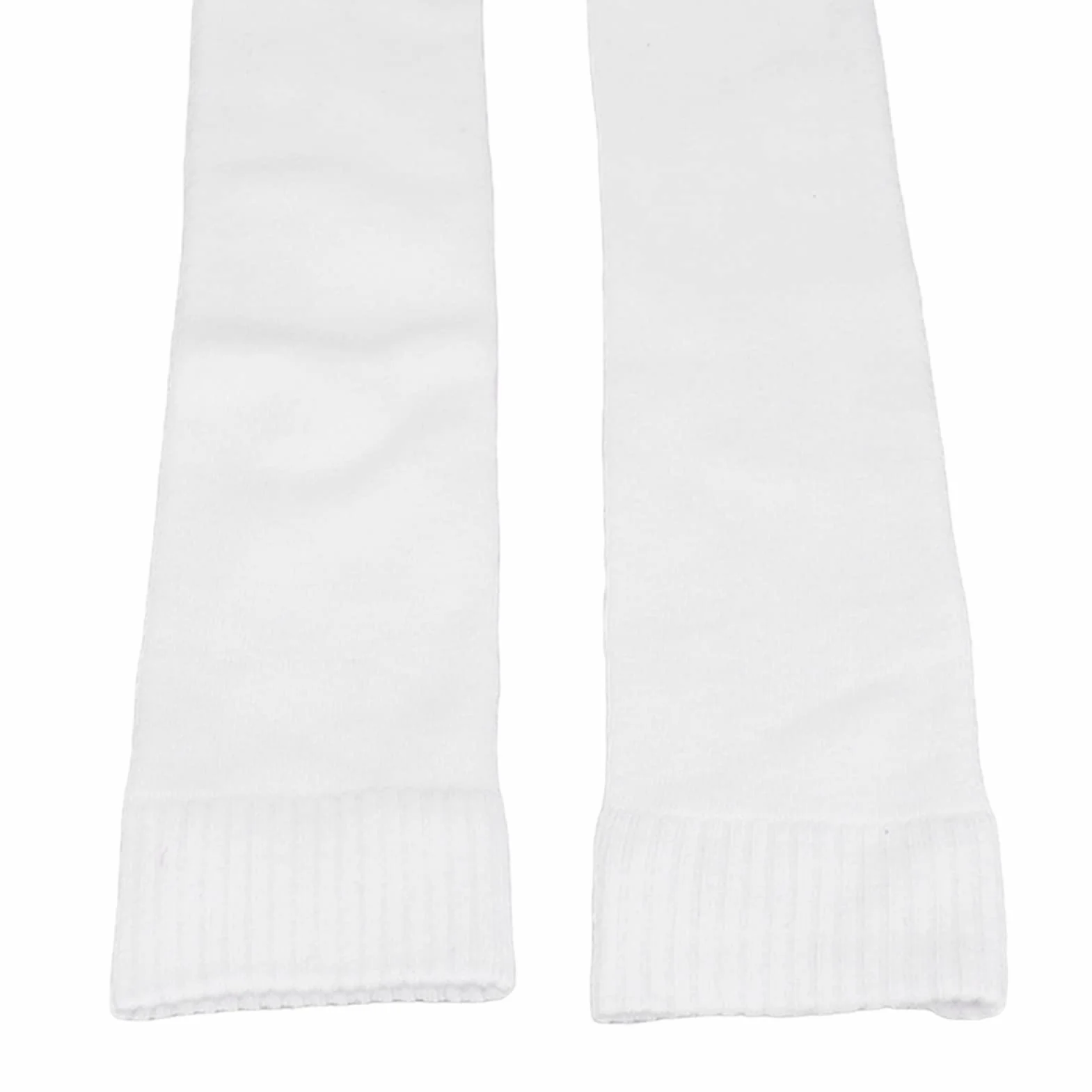 Chaussettes d'Escrime épaissies en Coton Unisexe pour Épée Sabre et Fleuret Blanc