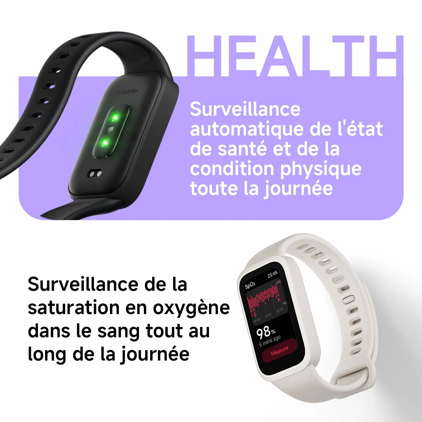XIAOMI Smart Band 9 Active Bracelet Connecté Sport Montre TFT 37mm 60 Hz 18 Jours 5 ATM Noir