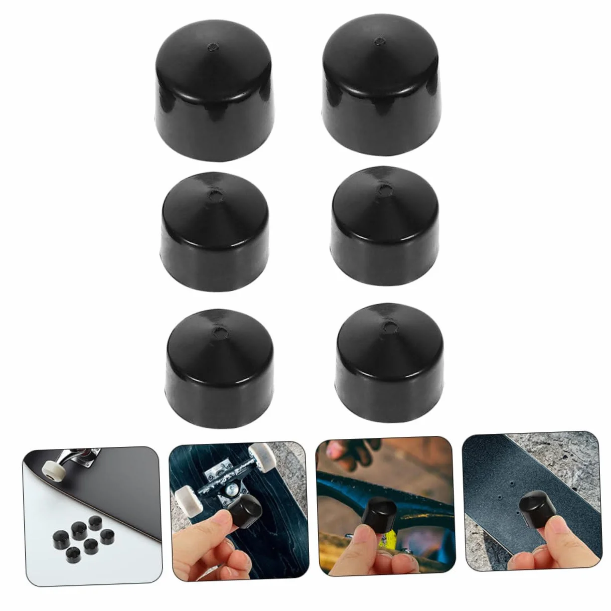 Pivot Cups Accessoire De Skateboard 6 Pièces Bagues De Remplacement