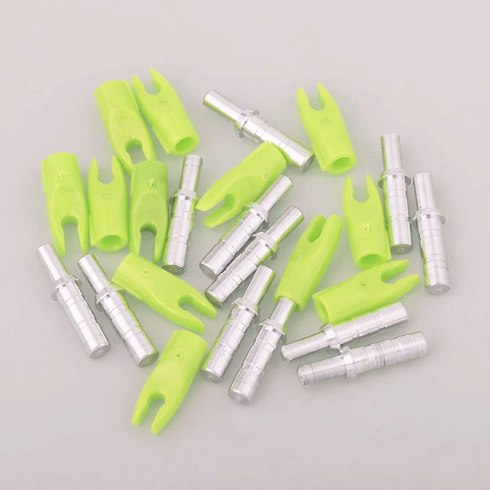 Sharplace 12 Encoches en Plastique pour Arbre de Flèche ID 4.2mm