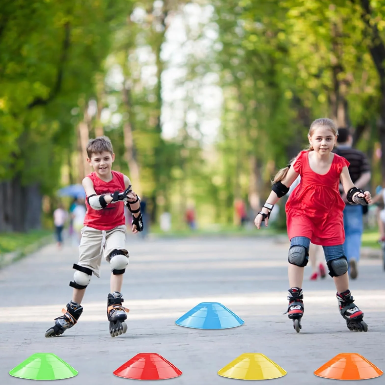 101 Pièces Plot Sport Football Entraînement Multisport 5 Couleurs Vives PE Résistant Portable