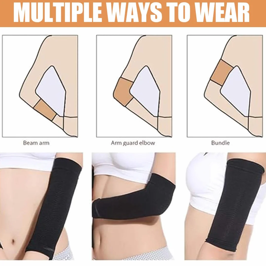 Manchon de Compression pour Bras Supérieur, Attelle Réglable pour Tendinite du Biceps et Coude