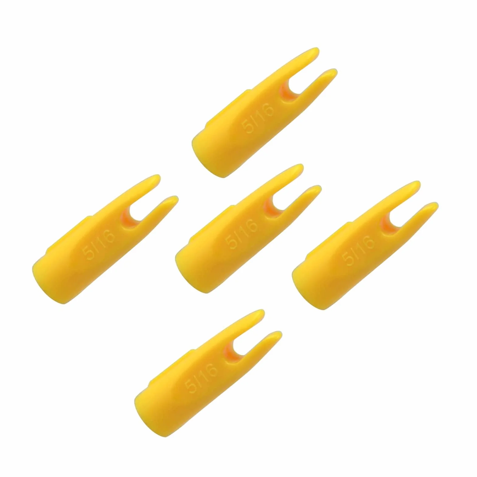 Encoches de flèche de tir à l'arc 5/16" Plastique Remplacement Queue de flèche Accessoires 50pcs