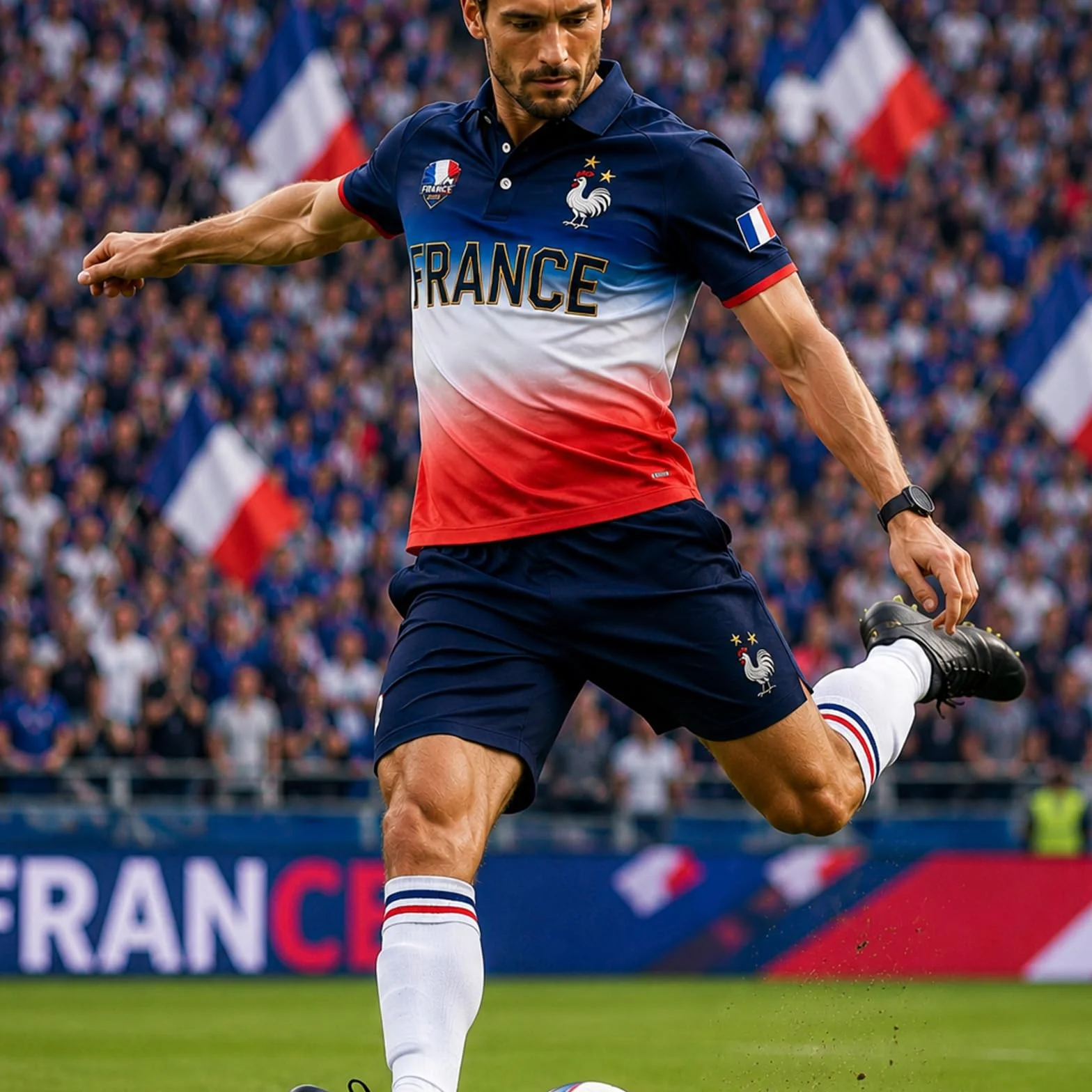 Maillot Officiel France Coupe du Monde de Football Supporters