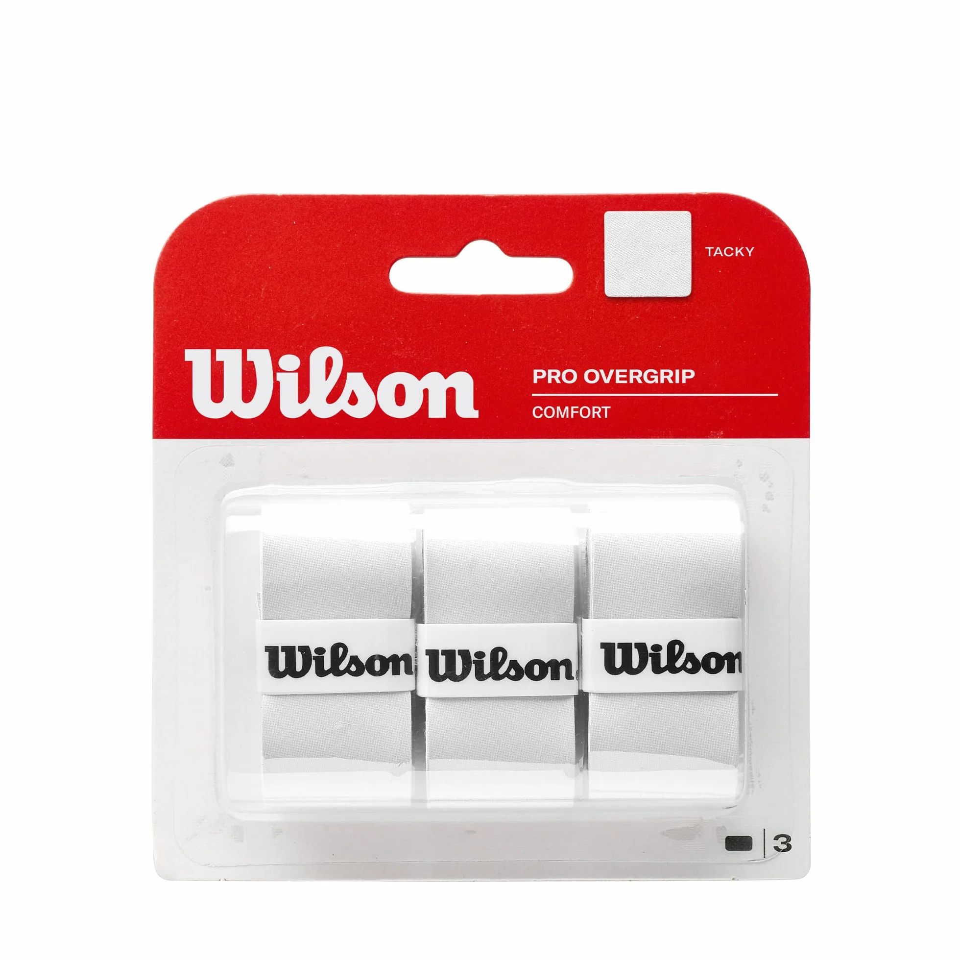 Wilson Pro Overgrip Bande de Maintien Noir 3 Pièces