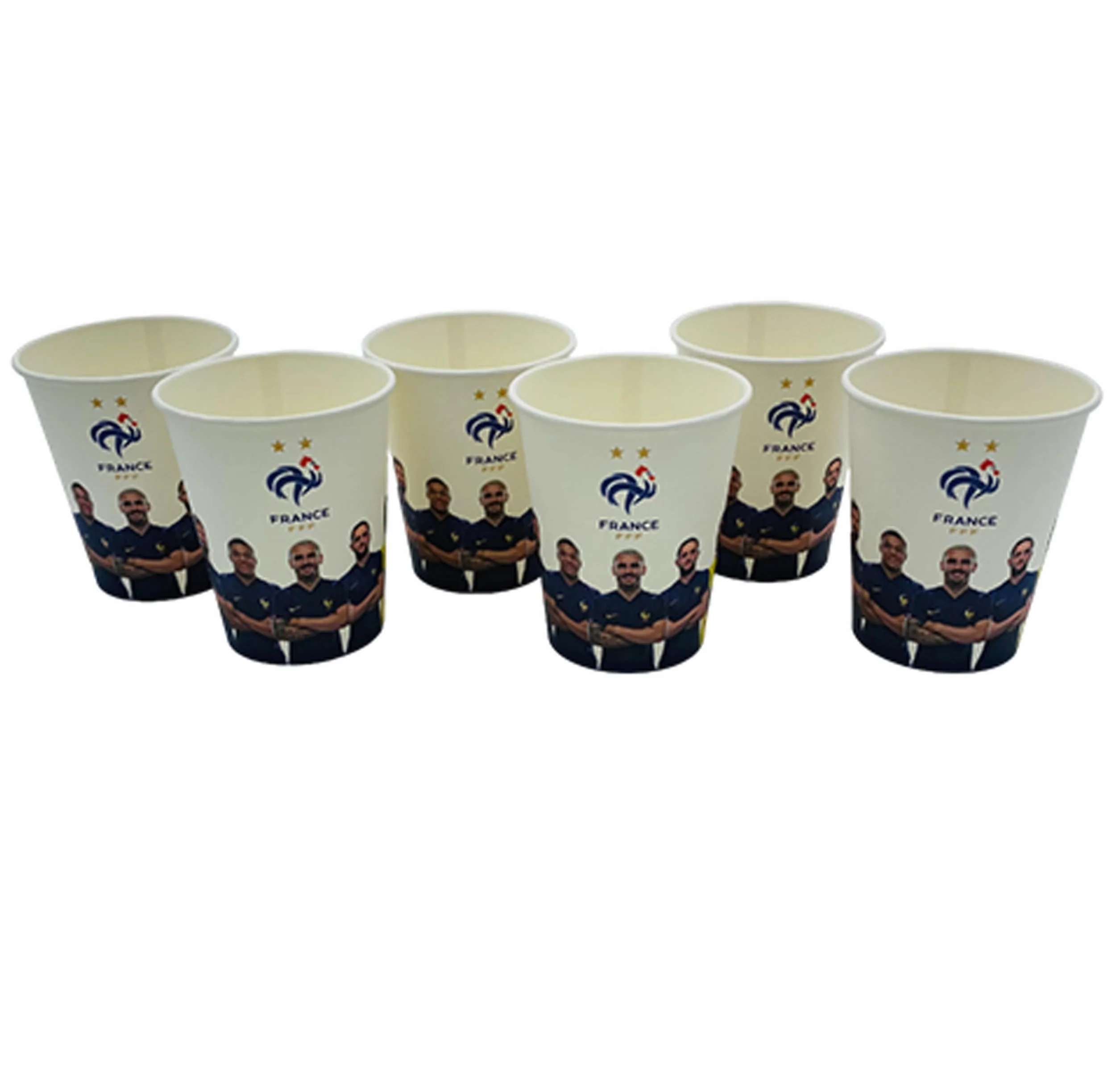 FFF Verre Gobelet Jetable 25 cl Collection Officielle Equipe de France de Football