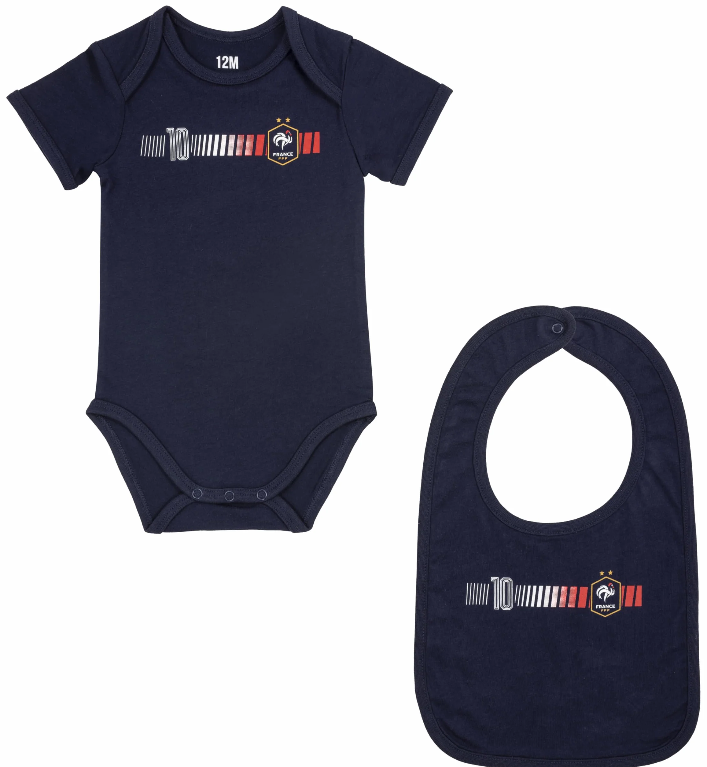 Bavoir bébé garçon Collection Officielle Equipe de France de Football FFF