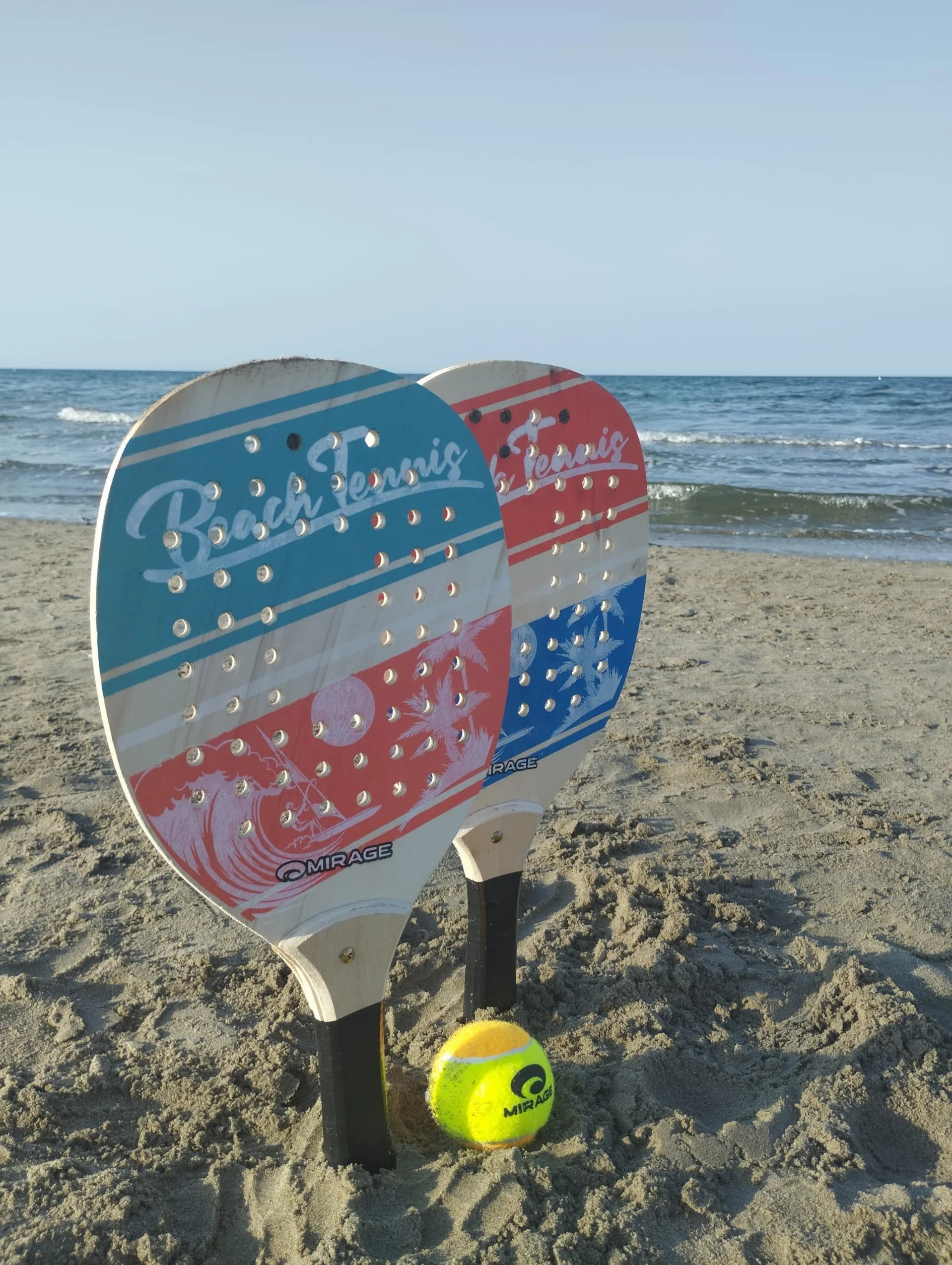Raquette de plage Tennis balles souples légère résistante jeux plein air mer plage jardin enfants adultes