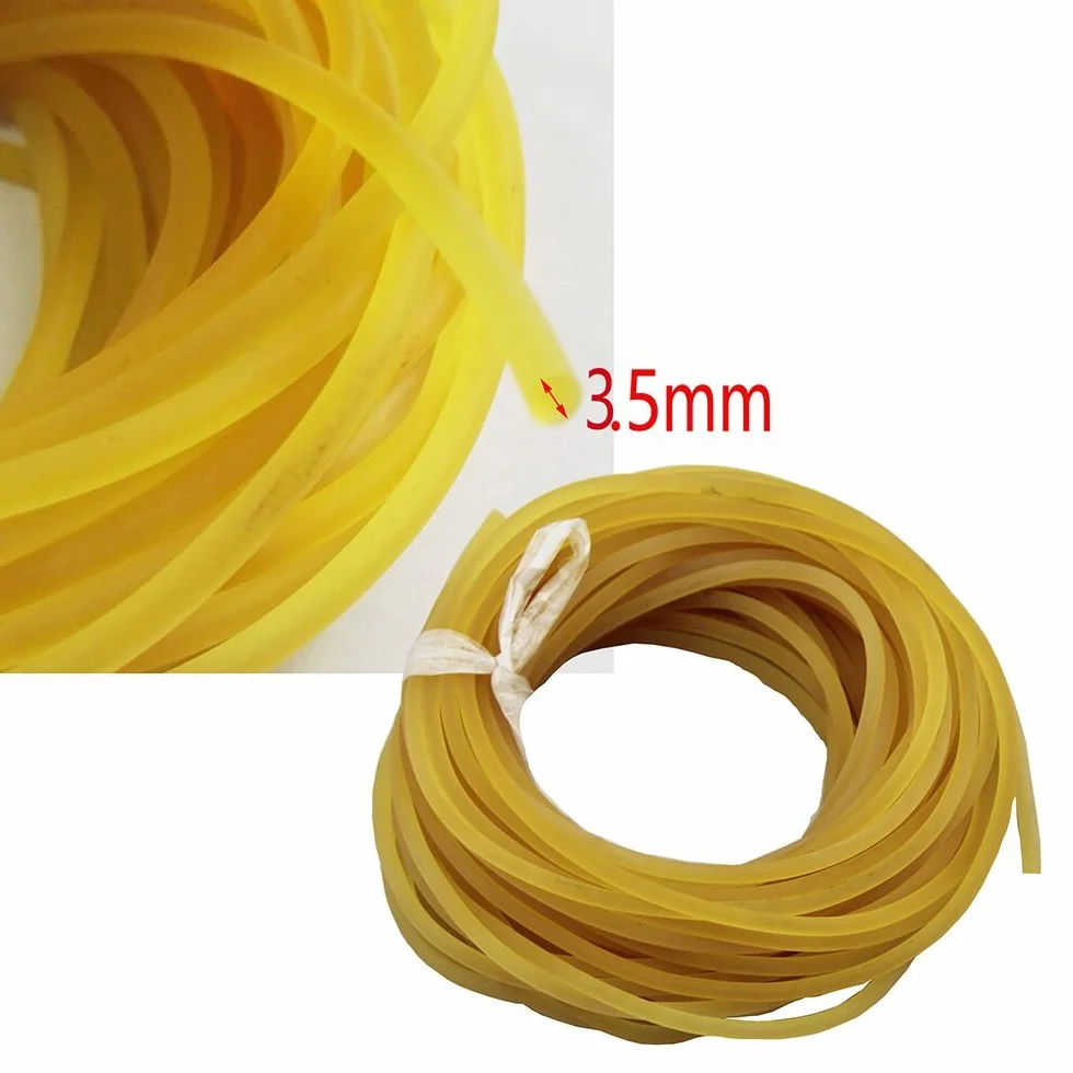 Corde de pêche en caoutchouc élastique 10 m Diamètre 2 mm/3 mm