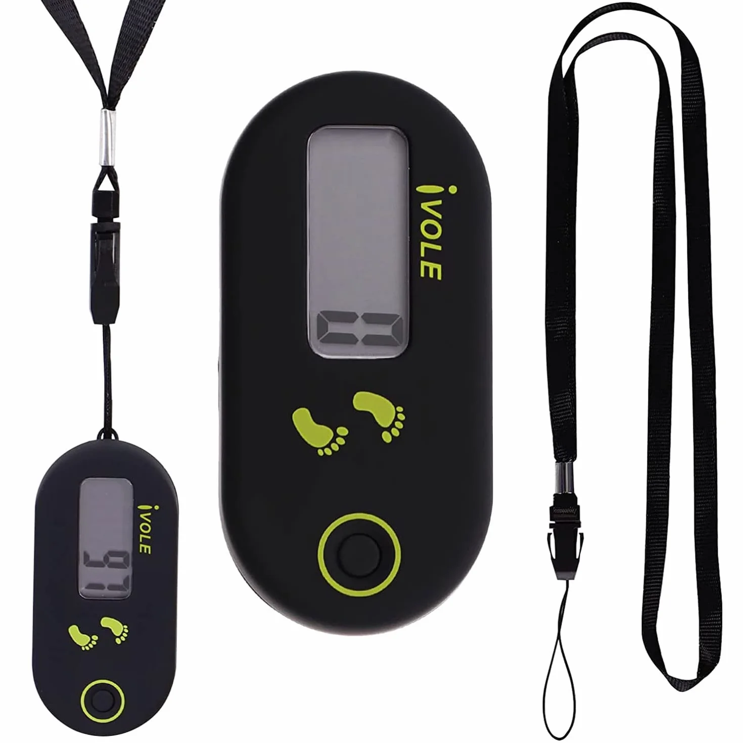 Podomètre 3D Numérique Portable Clip, Compteur de Marche Électronique