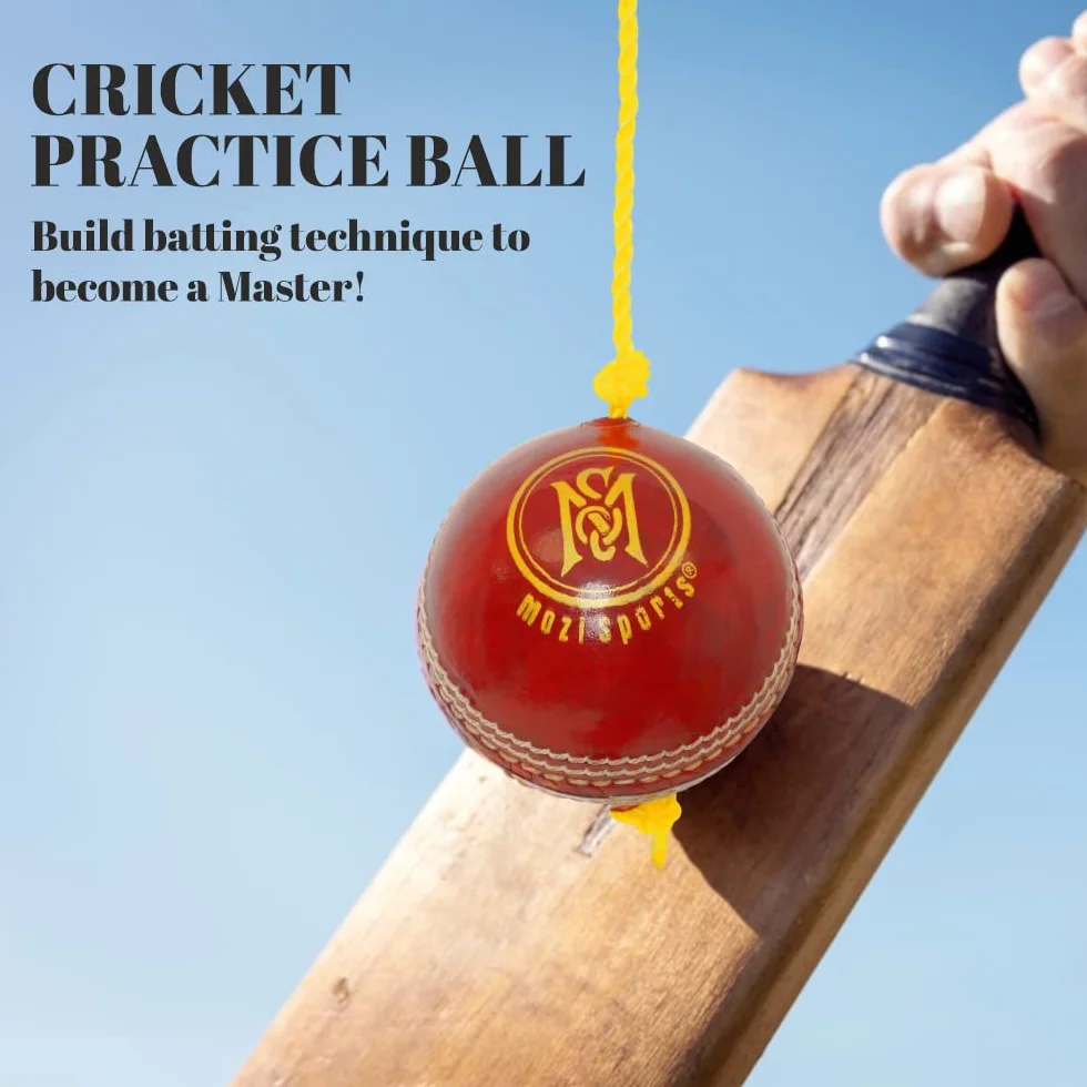 Balles de Cricket à Cordes en Cuir pour la Coordination œil-Main