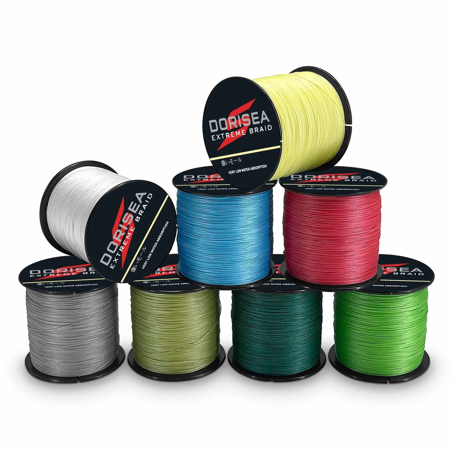 Ligne de pêche tressée Extreme Braid 100% polyéthylène 100 m 2,7 à 259,5 kg