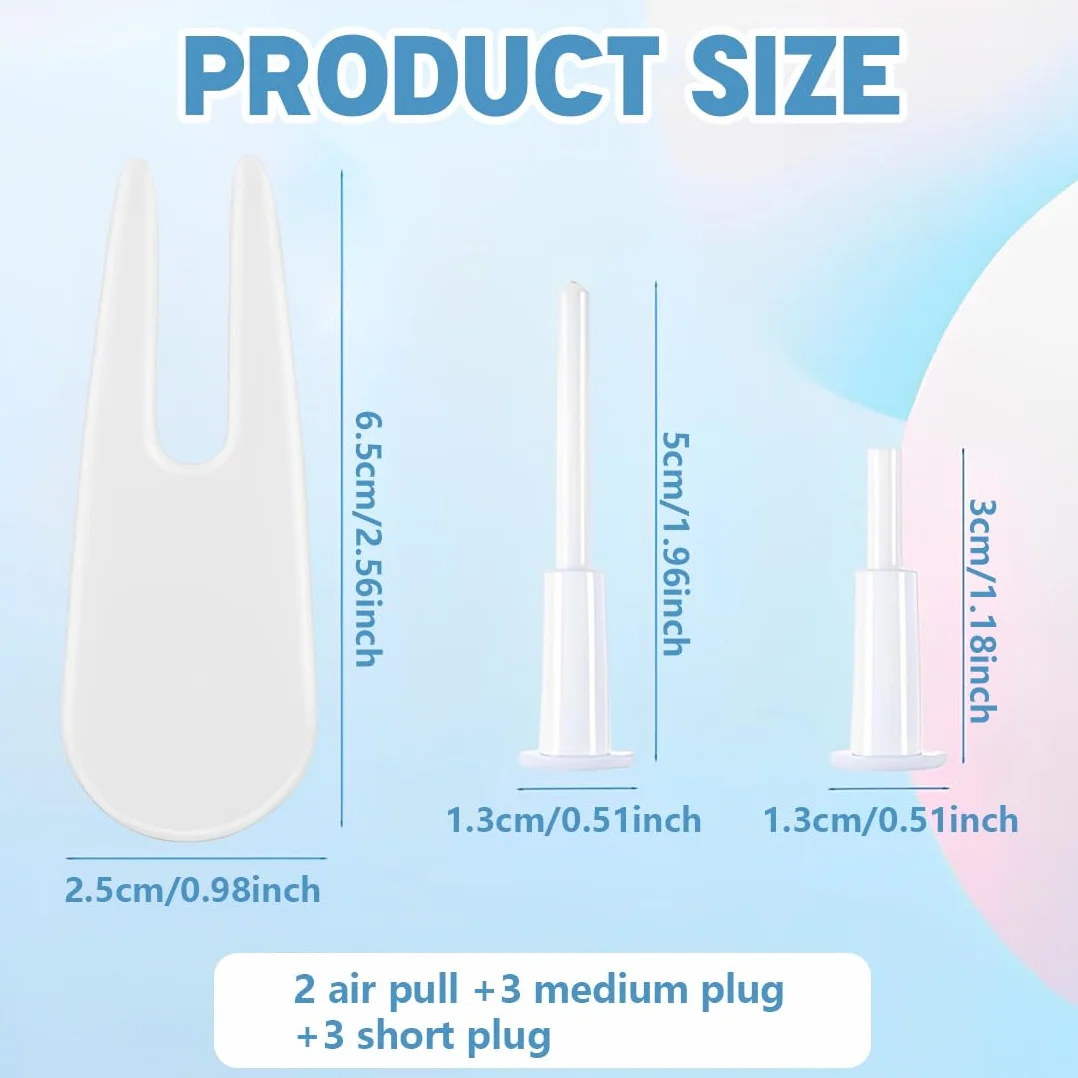 Kit de Remplacement de Bouchon d'air Yoga avec 2 Outils Amovibles, 6 Pièces