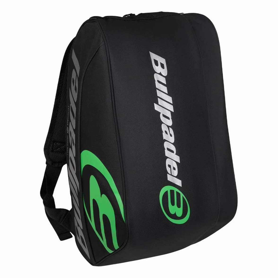 Bullpadel Sac à raquettes Tour Noir compartiments raquettes vêtements matériel poches poignées rembourrées