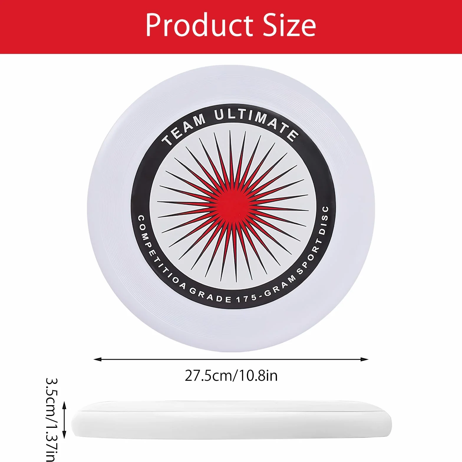 VOSSOT Frisbee de compétition 175g Sportif Extérieur