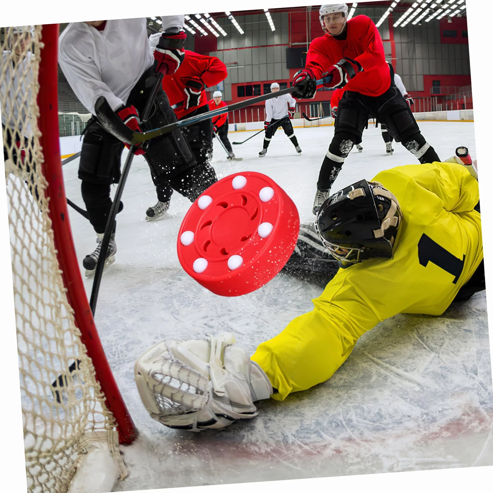 Accessoire d'entraînement pour patins à roulettes Air Hockey Palet Jeu de hockey sur glace