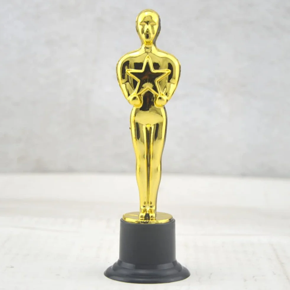 Statuettes de Trophées en Plastique Lot de 24 pour Récompense Scolaire et Fête