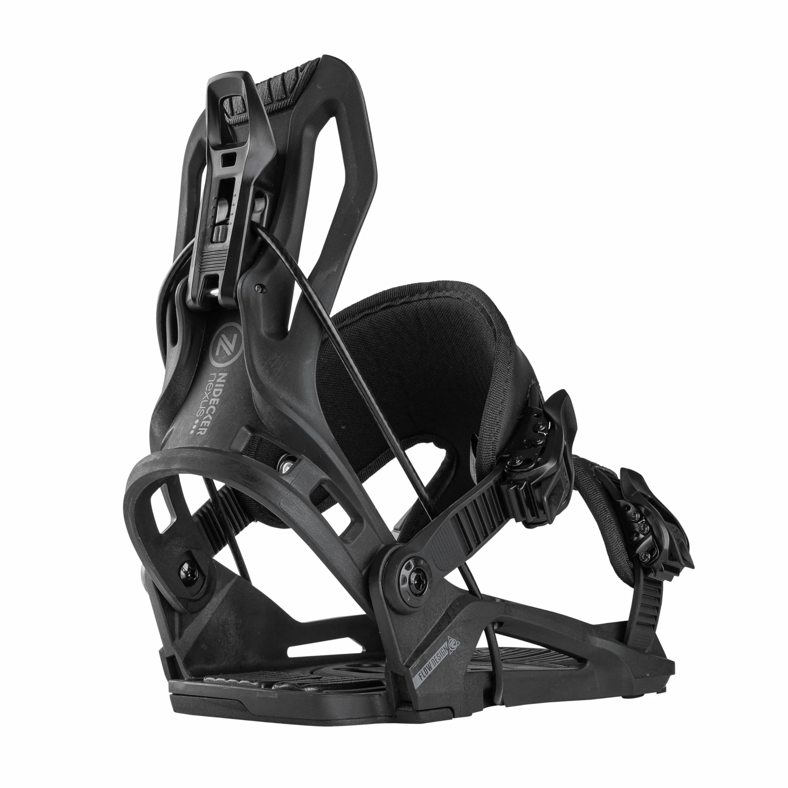 Nidecker Flow NX2 Carbon Hybrid Fixations de Snowboard Noir Taille M