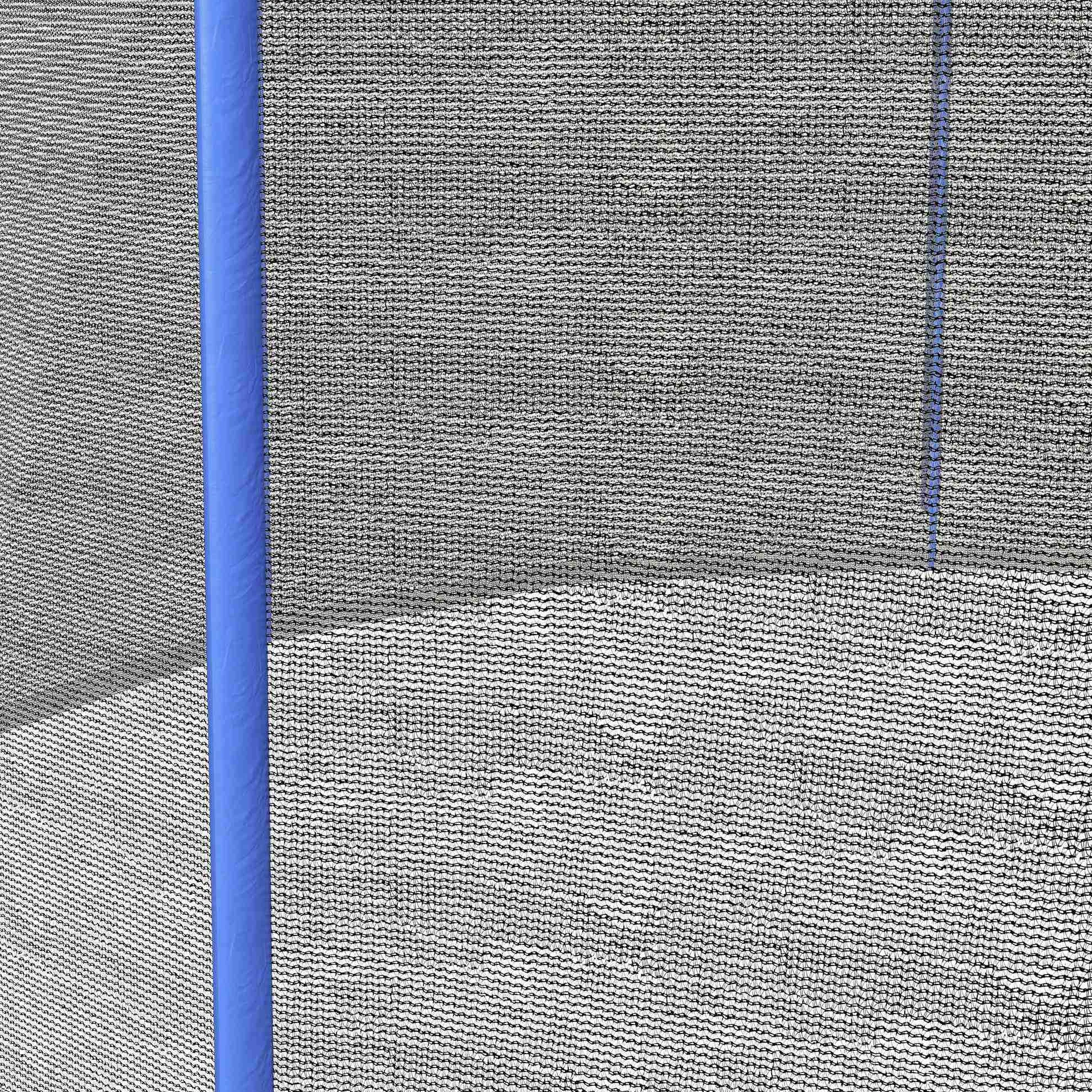 SPORTNOW Filet de Remplacement pour Trampoline Rond avec Entrée Zippée