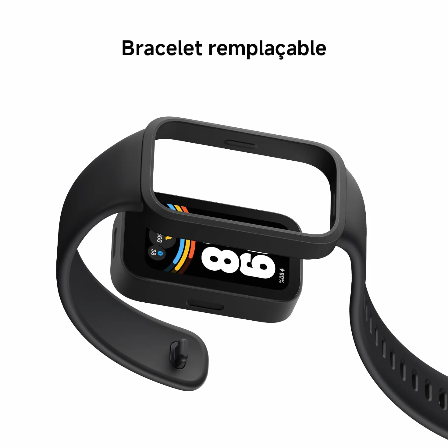 XIAOMI Smart Band 9 Active Bracelet Connecté Sport Montre TFT 37mm 60 Hz 18 Jours 5 ATM Noir