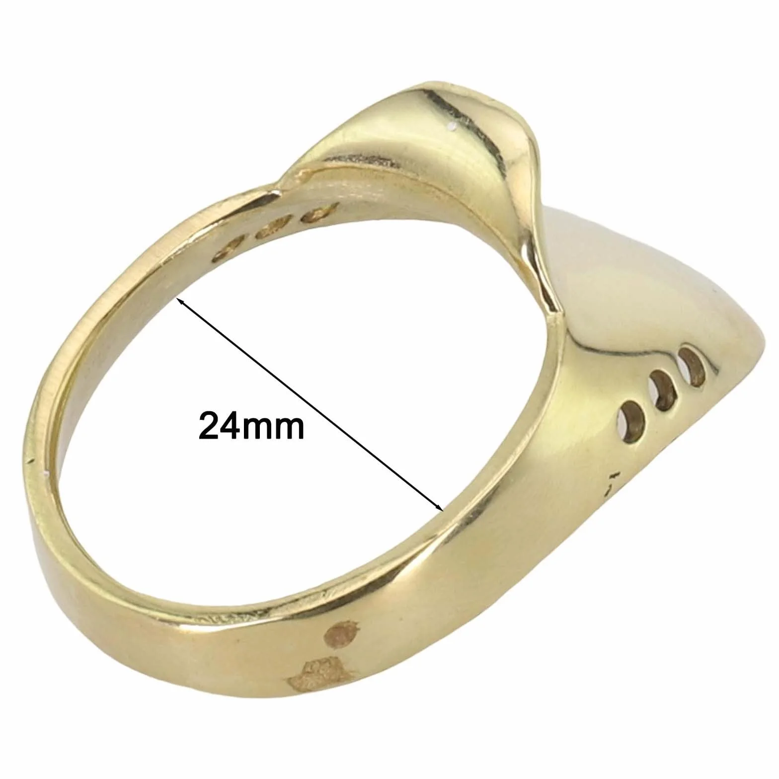Pouce en laiton pour anneau d'arc traditionnel 18-24 mm (24#) protection doigts chasse extérieur