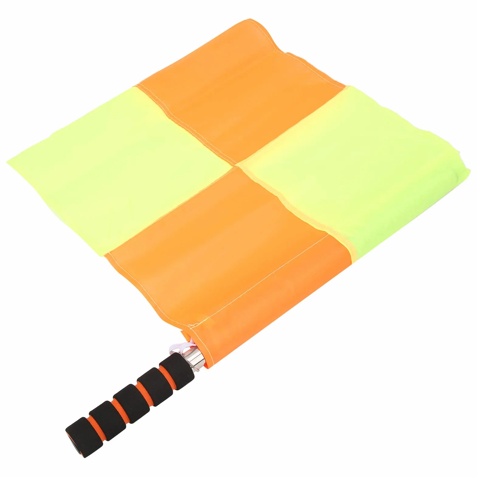 SUNGOOYUE Drapeaux d'Arbitre de Football avec Sac de Rangement, 2 Drapeaux de Juge de Ligne