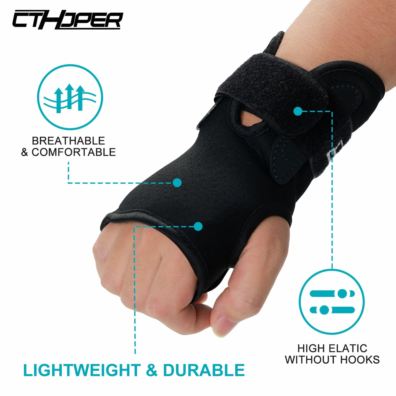Protège-Poignets de Sport pour Snowboard, Ski, Skateboard, Roller (1 Paire)
