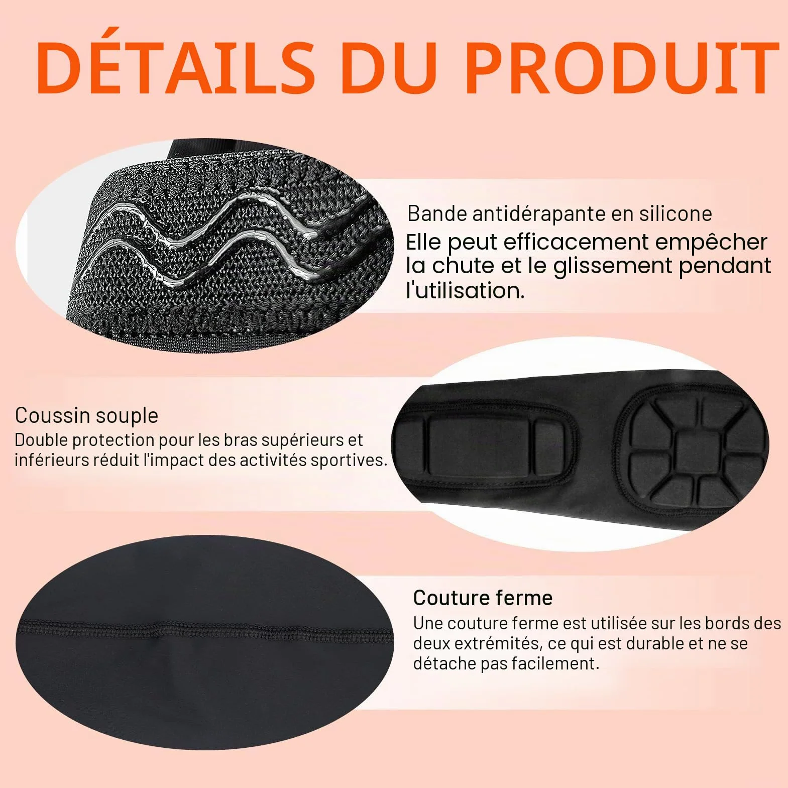 Coudieres Rembourrees 1 Paire Protection Avant Bras Volleyball Basketball Football