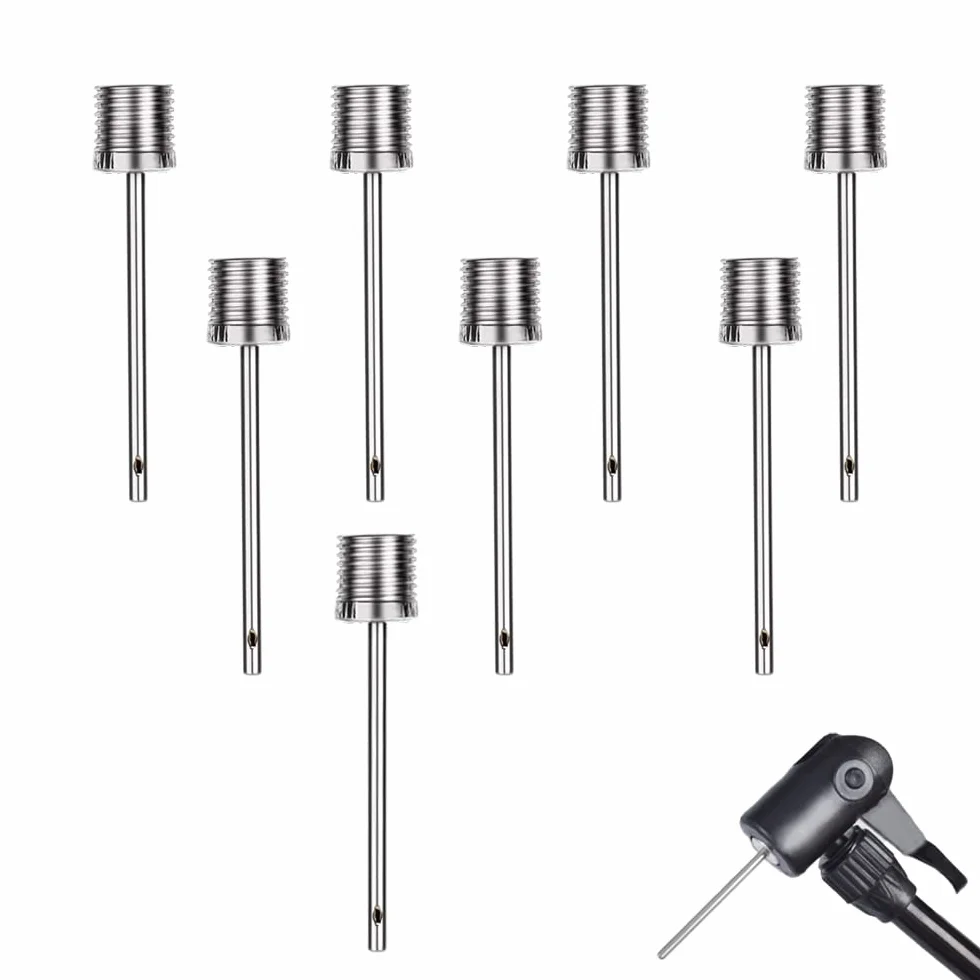 Aiguilles pour pompe à boule, lot de 8 aiguilles de gonflement pour ballons