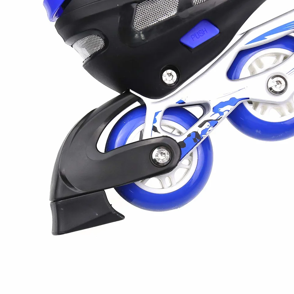 Patins à Roues alignées réglables avec Roues Lumineuses pour Enfants et Adultes