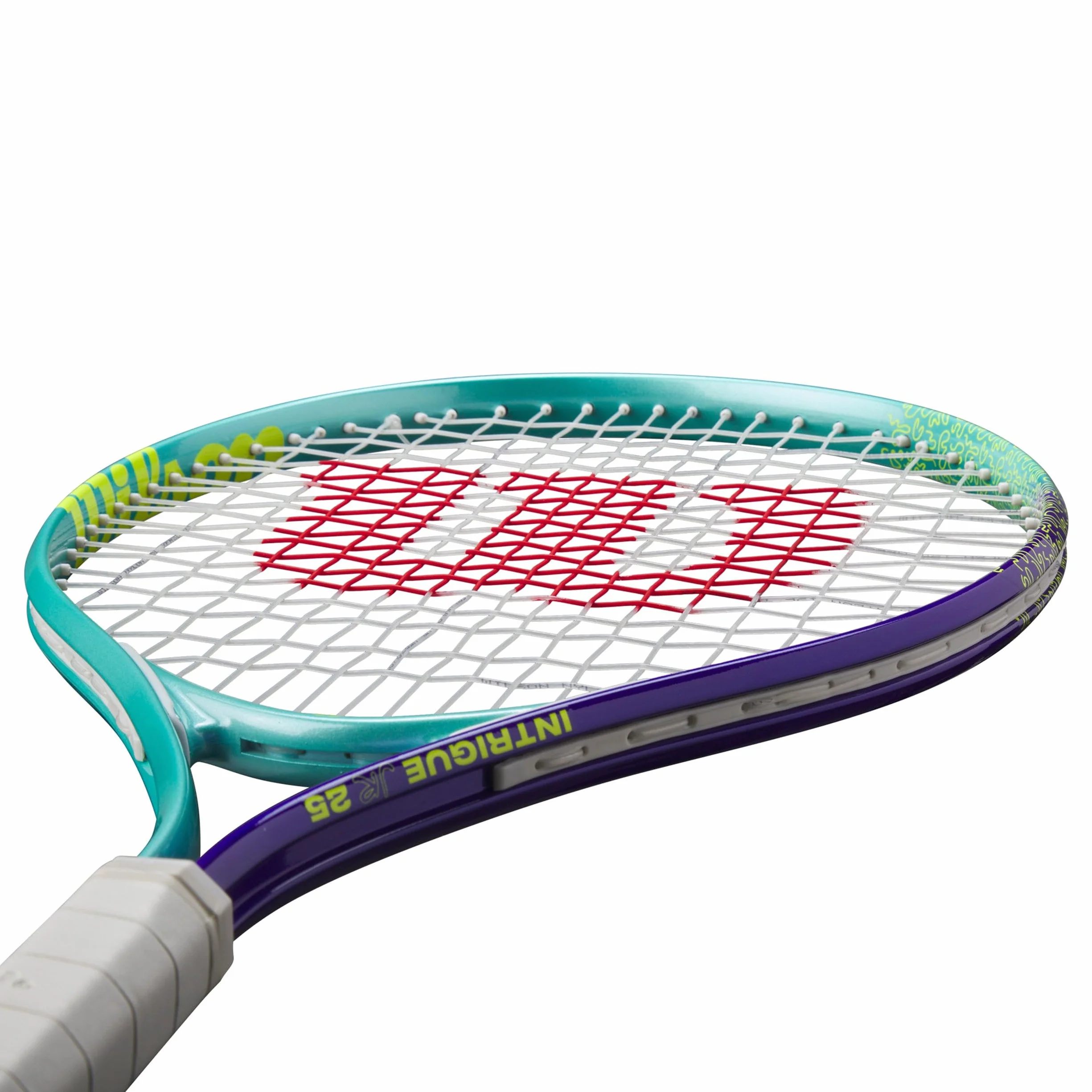 Wilson Intrigue Jr 25 Raquette de Tennis Cadre Léger Teal/Bleu