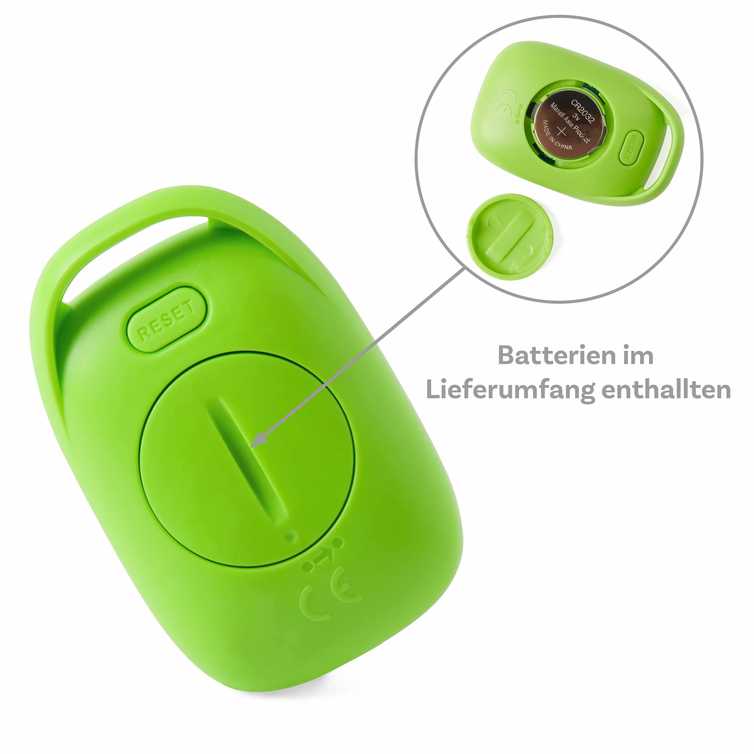 Pulox Podomètre PS-100 - Pédomètre Simple et précis avec Capteur 3D sans Application en Vert