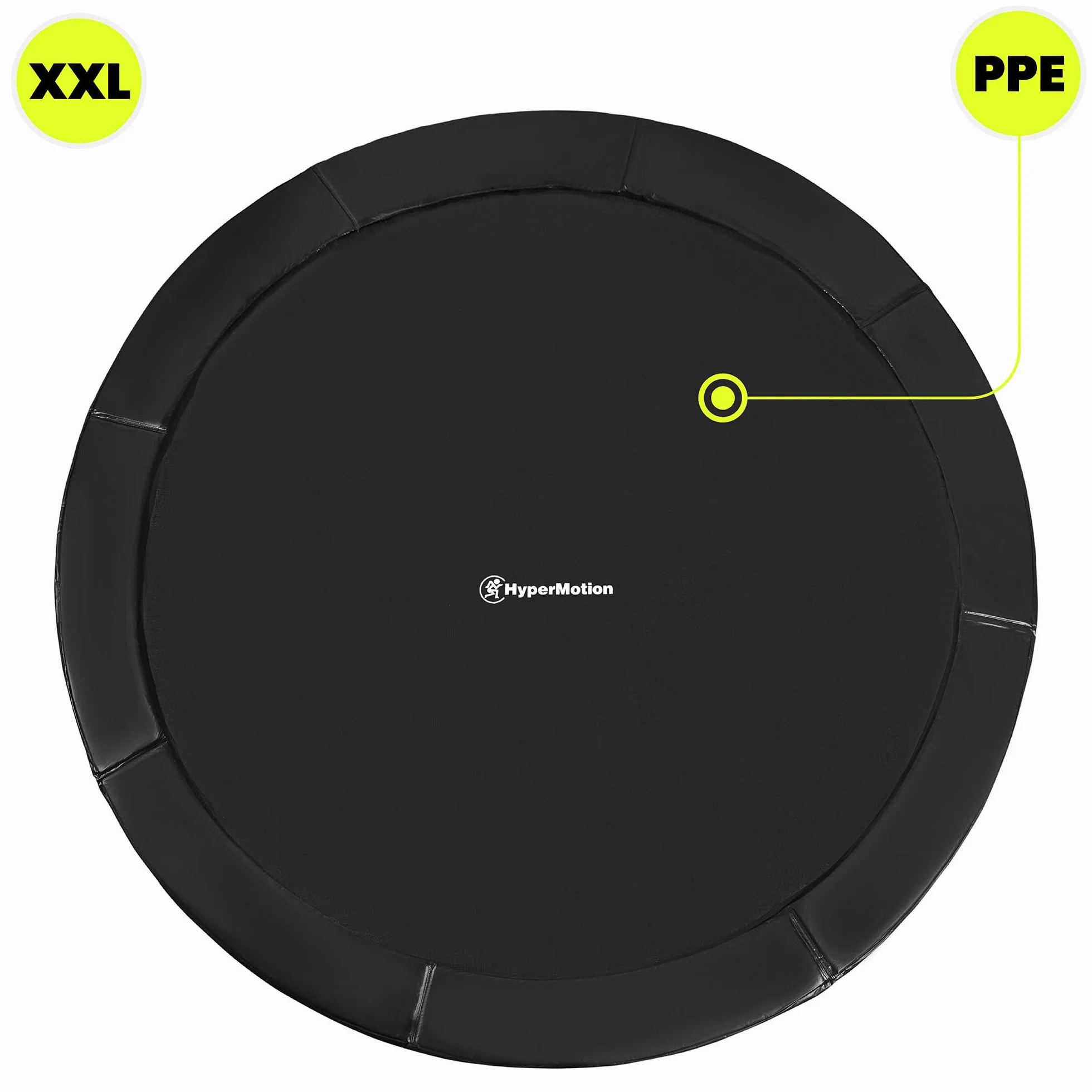 Trampoline Exterieur Enfant 3 Ans 244/305/366/430/487 cm avec Filet de Sécurité