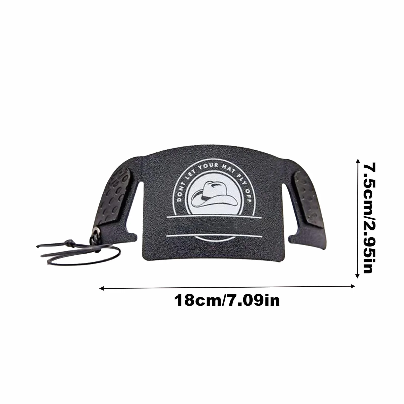 Cïnçh Chapeau Casquette de Cowboy Premium, Ajustement Sécurisé, 18 x 7,5 cm, Accessoire de plein air