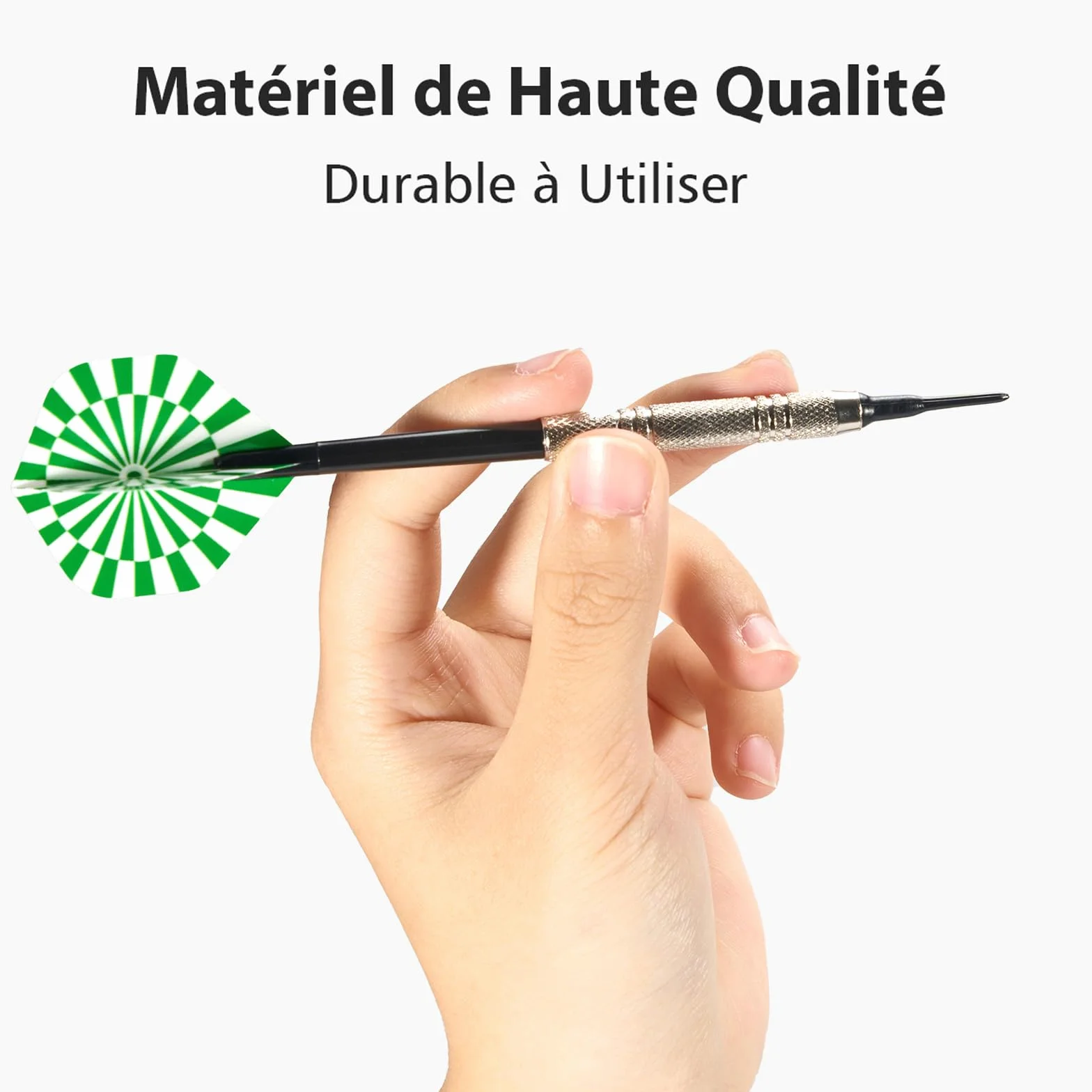 Flechette Pointe Plastique 12 sztuk z 100 Embouts i 12 Ailettes
