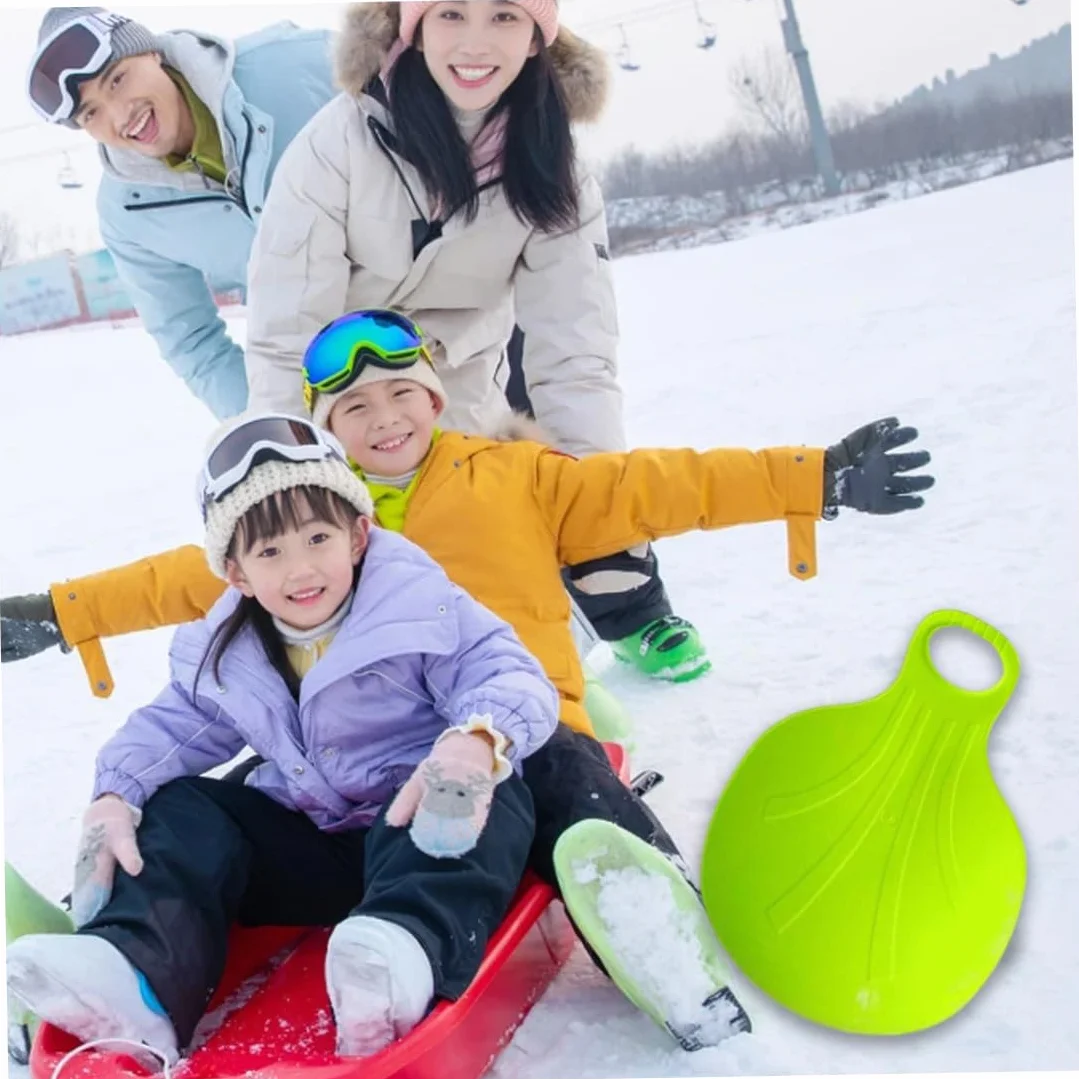 Snowboard Sled Sledge Plastic Snow Slider 2pcs
