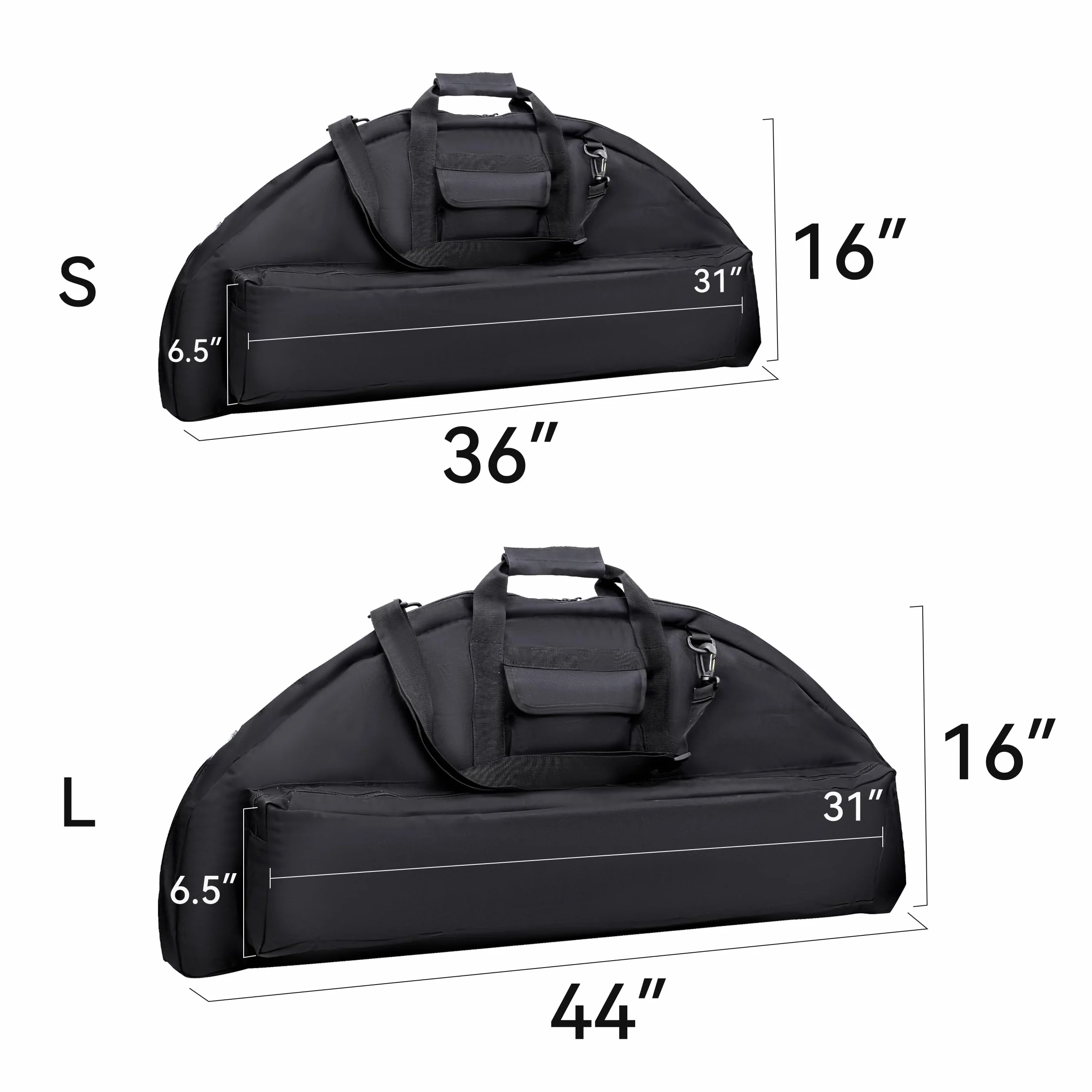 Jaegvida Sac d'arc de Chasse Grande capacité avec Poche flèche