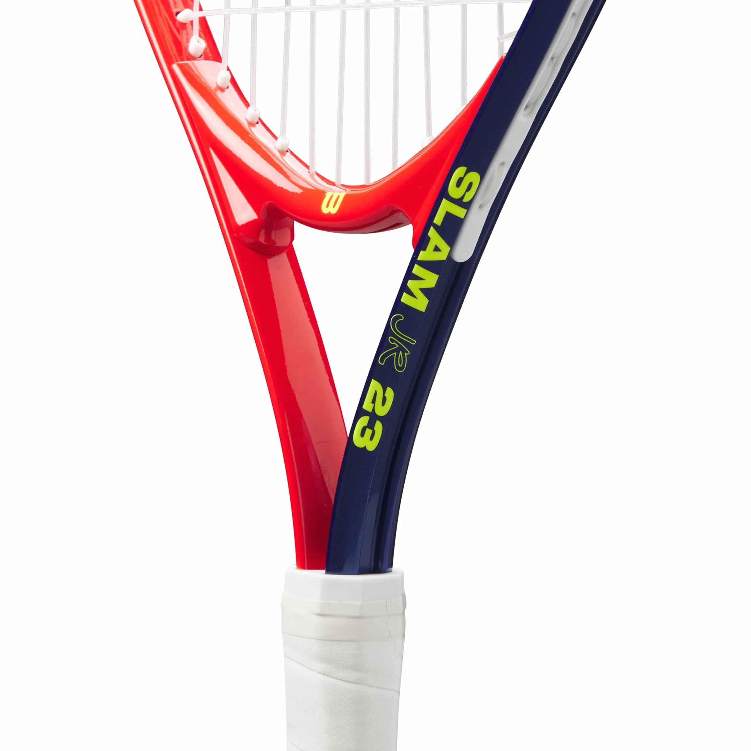 Wilson Slam Junior 23 Boys Tennis Racket Red Yellow Strung 205g