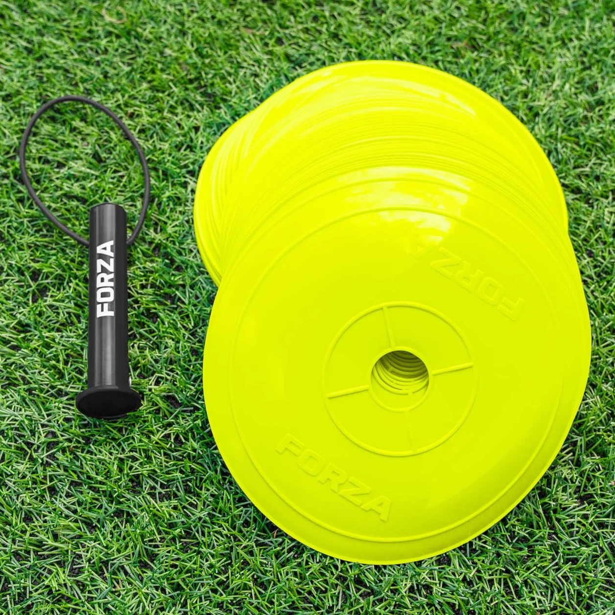 FORZA Plots de Marquage d’Entraînement Presque Plats Pack de 50 Ultra-Durables