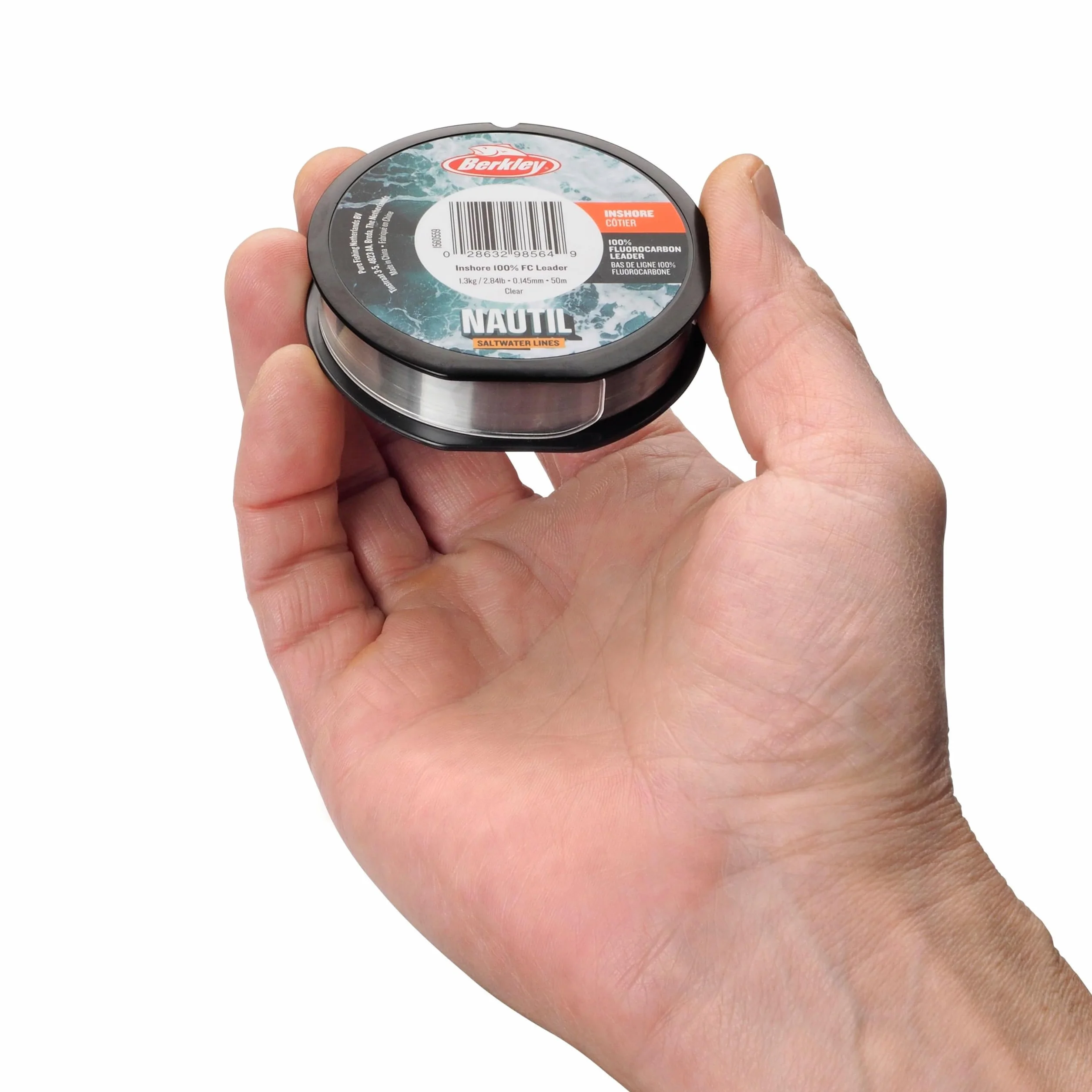 Berkley Nautil Inshore Ligne de pêche fluorocarbone Transparent