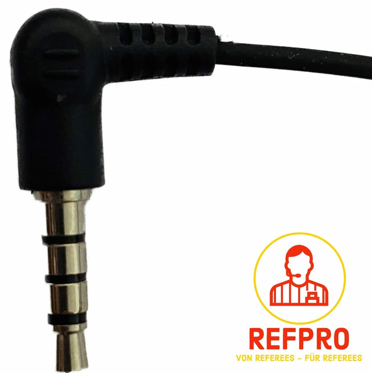 Écouteurs intra-auriculaires pour arbitre avec microphone - Tailles réglables - Résistant