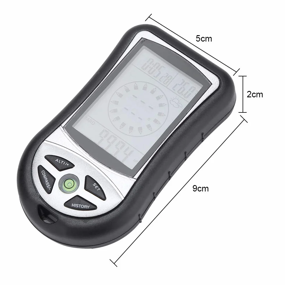 Boussole Numérique GPS Portable Navigation pour Randonnée en Plein Air