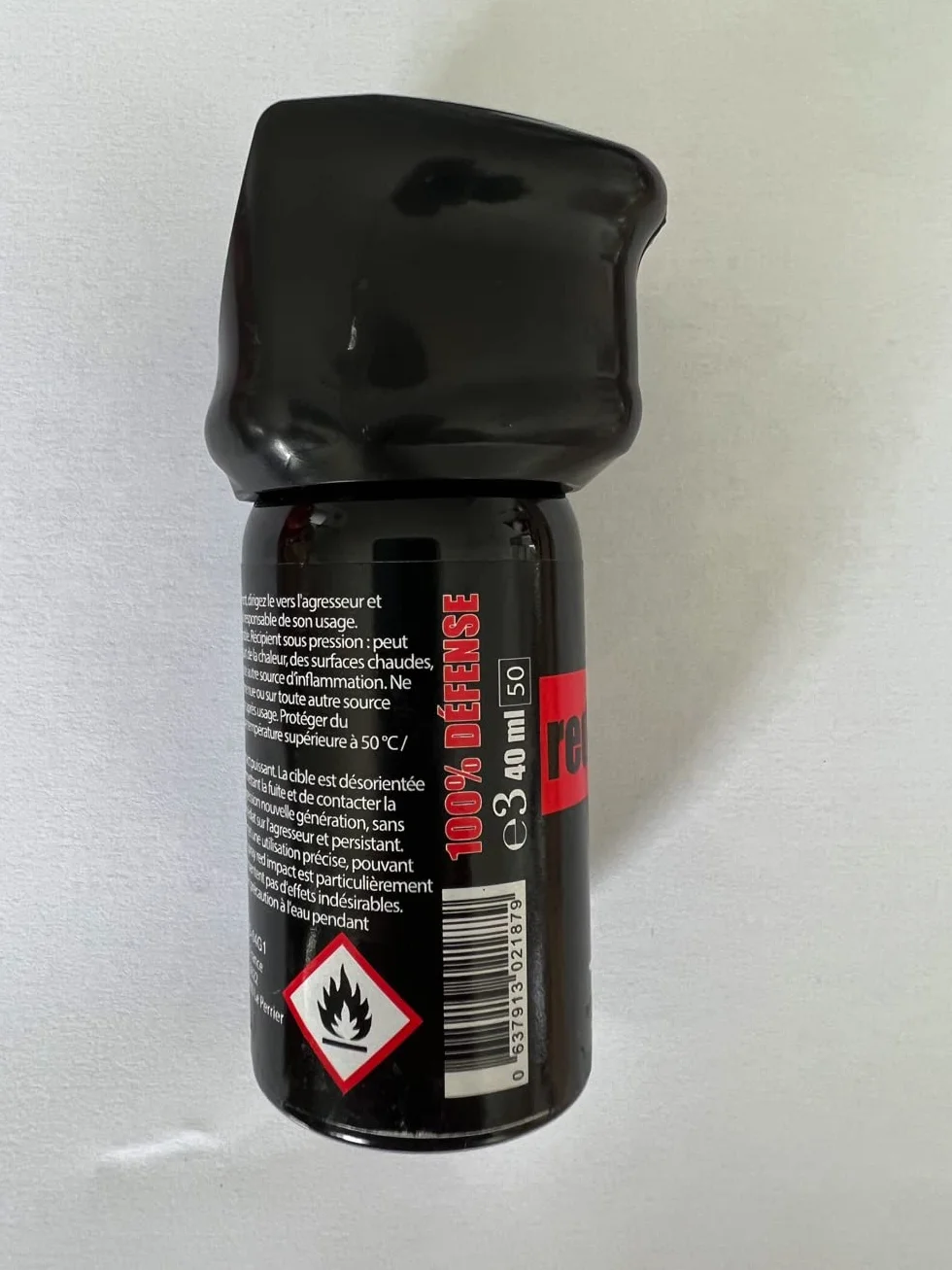 REDimpact Spray de Poche Gel 40 ML Format Standard pour Sac à Main