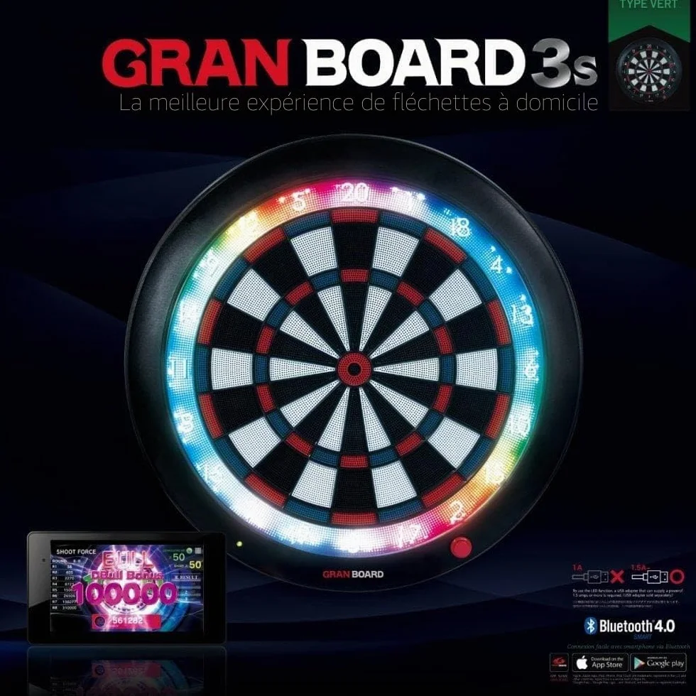 GranBoard Jeu de fléchette Intelligent 3s Vert