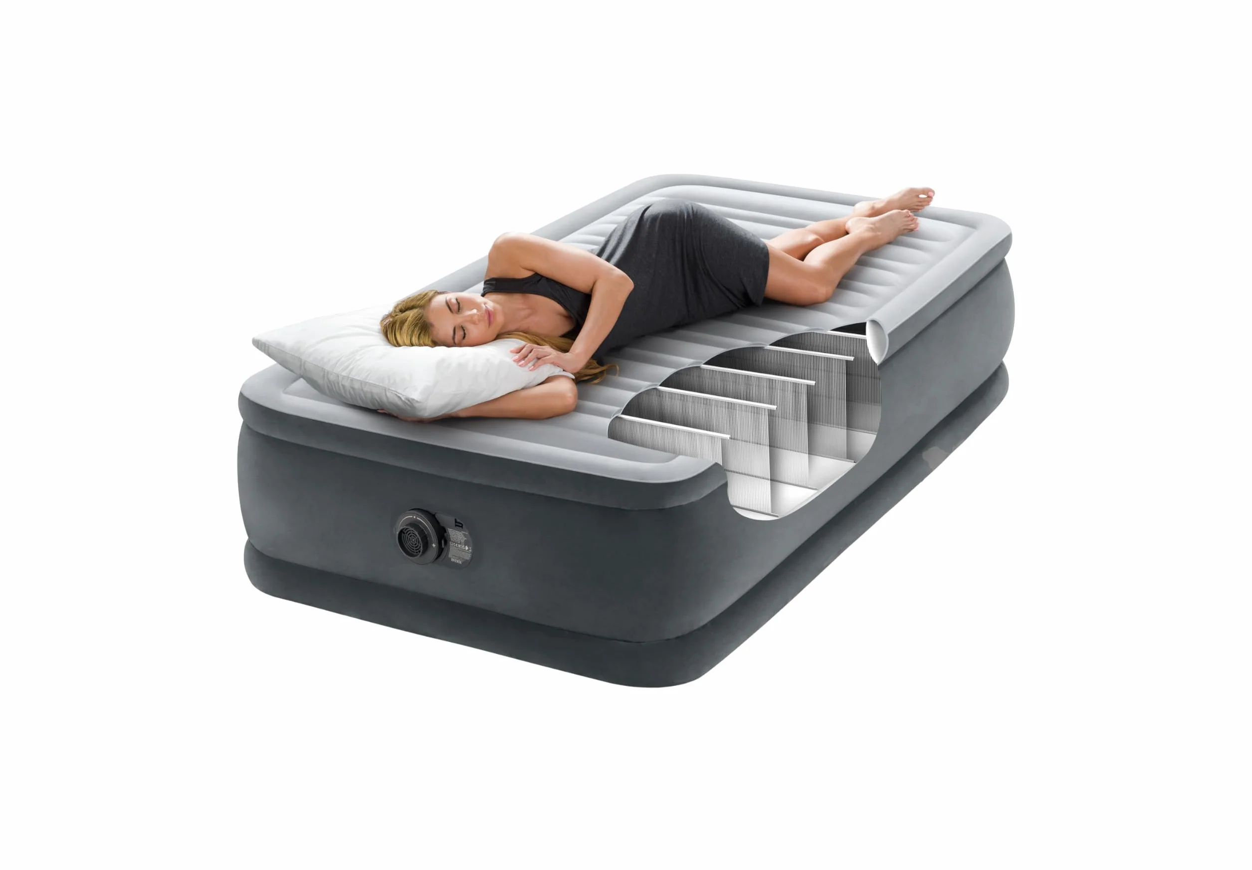 Intex Lit D'Appoint Comfort Plush Elevated Électrique 1 Pers