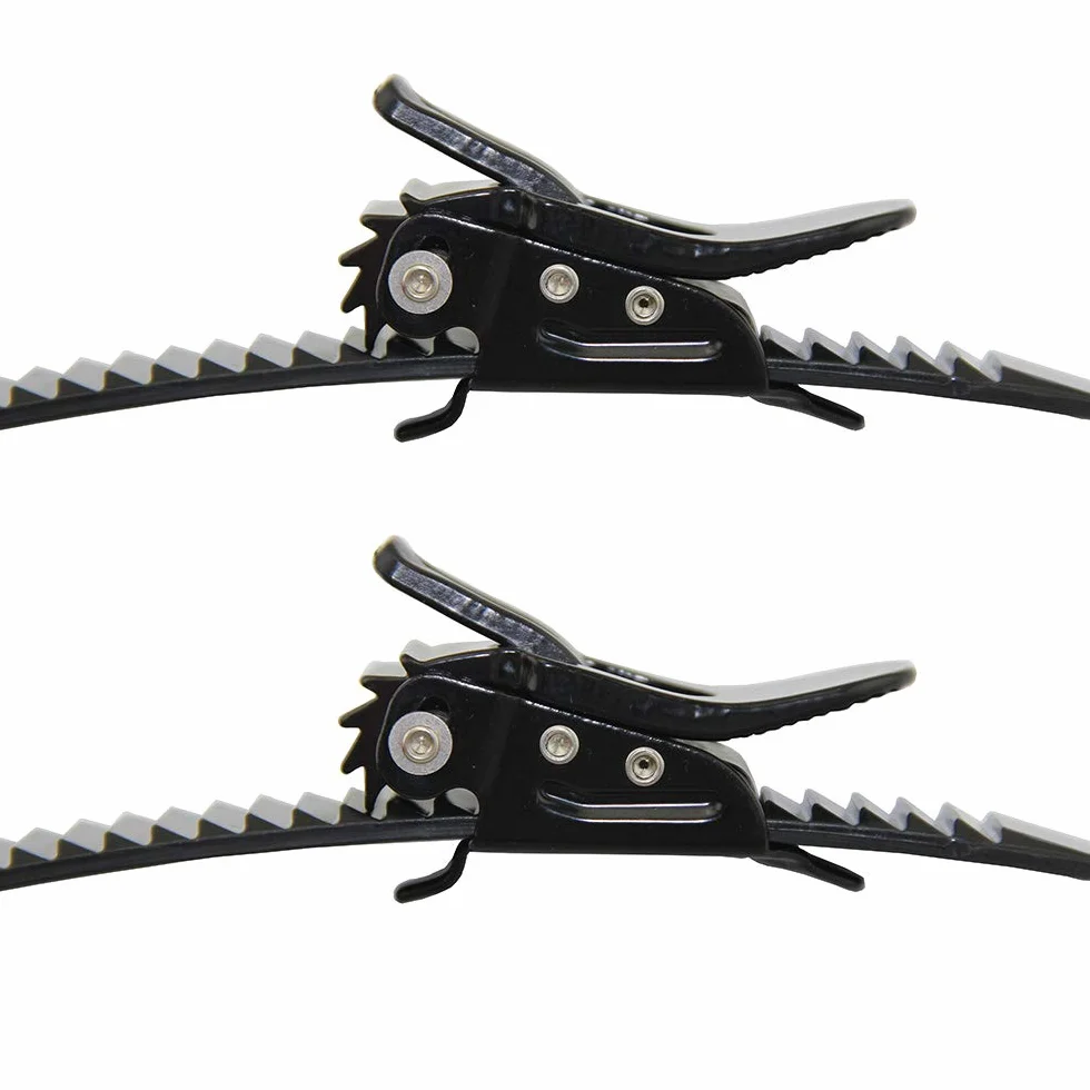 UP100 Un Ensembles Pièces de Fixation de Snowboard Noires 2 Boucles 2 Sangles Strap-in Cheville Système de Reliure